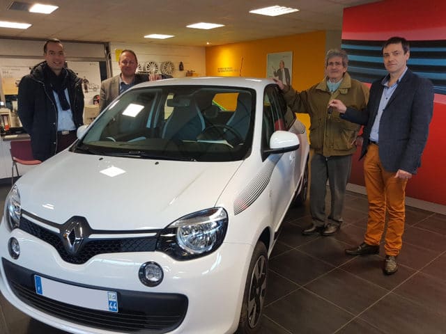 Twingo gagnée dans le groupe IDYLAUTO